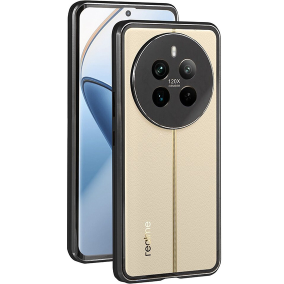 Puzdro pre Realme 12 Pro 5G / Realme 12 Pro+ 5G, Magnetic Dual Glass, čierne