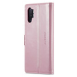 CASEME flipové puzdro pre Samsung Galaxy Note 10 Plus, Waxy Textured, ružové