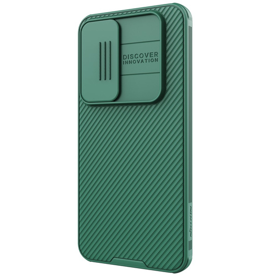 Puzdro pre Samsung Galaxy S24 FE, pancierované Nillkin, CamShield Pro, zelený