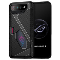 Obal na mobil pre ASUS ROG Phone 8 Pro, Carbon Gel, čierne