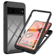 Puzdro pre Google Pixel 7, Shockproof, s fóliou, čierne