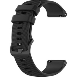Pasek Silikonowy 18mm do Garmin Vivomove 3S / Vivoactive 4S, Black