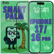 5D Smart Palm Full Glue tvrdené sklo pre iPhone 17 / 16 Pro
