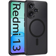 Puzdro pre Xiaomi Redmi 13 4G, pre MagSafe, ERBORD Matt Case, čierny + sklo na displej