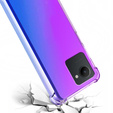 Puzdro pre Realme C30 / Narzo 50i Prime, Gradient Dropproof, Fialová / modrá