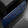 Obal na mobil pre Xiaomi Redmi 10C, Carbon Gel, tmavomodré