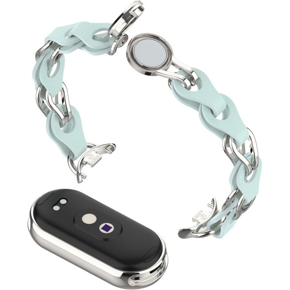 Kobieca bransoleta do Xiaomi Smart Band 10 / 9 / 8, Czarna