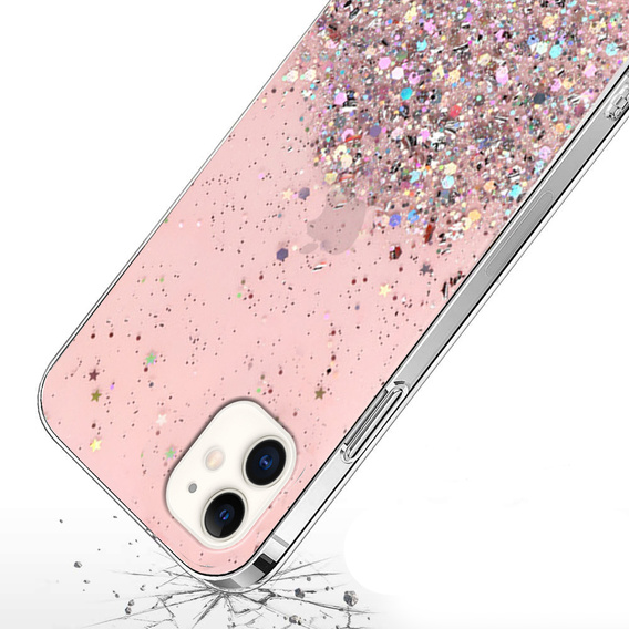 Obal na mobil pre iPhone 11, Glittery, ružové