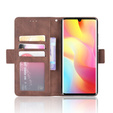 Klapkové puzdro pre Xiaomi Mi Note 10 Lite, Card Slot, hnedé