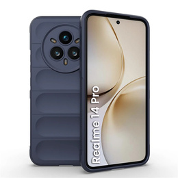 Obal na mobil pre Realme 14 Pro 5G, Gaming Shockproof, tmavomodré