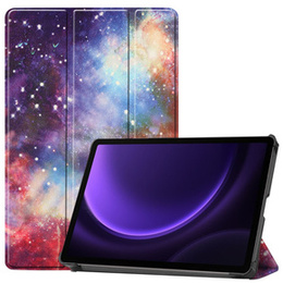 Puzdro pre Samsung Galaxy Tab S10 Lite / S10 FE / S9 FE, s chlopňou, galaxy