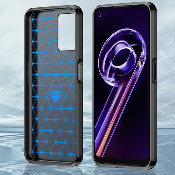 Obal na mobil pre Realme 9 Pro / OnePlus Nord CE 2 Lite 5G, Carbon, čierne