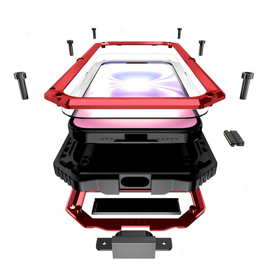 Puzdro R-JUST s podstavcom pre iPhone 17