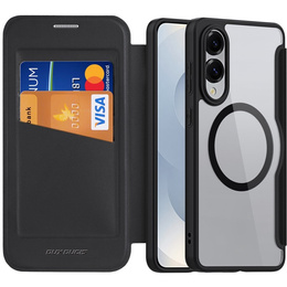 Dux Ducis Obal na mobil pre Samsung Galaxy S25 Edge, Skin X Pro, MagSafe, čierne