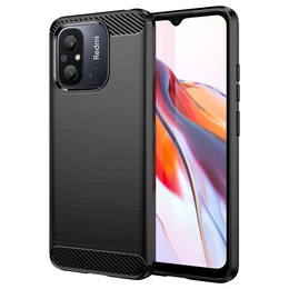 Obal na mobil pre Xiaomi Redmi 12C, Carbon, čierne