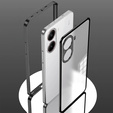 Puzdro pre Xiaomi Poco X7 Pro 5G, Frame Case, čierne