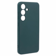 Obal na mobil pre Samsung Galaxy S24+ Plus, Silicone Lite, tmavozelené