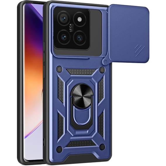 Obal na mobil pre Xiaomi 14T Pro, CamShield Slide, modré