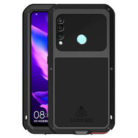 Love Mei Obal na mobil pre Huawei P30 Lite/ Nova 4e, armored with glass, čierne