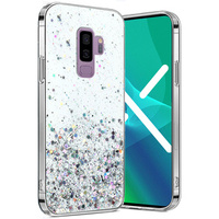 Obal na mobil pre Samsung Galaxy S9+ Plus, Glittery, priehľadné