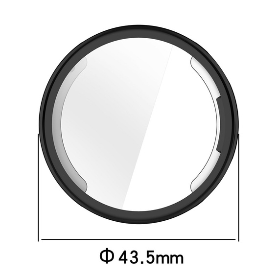 Puzdro 2 v 1 s ochrannou fóliou na displej pre hodinky Xiaomi Watch S4 41 mm