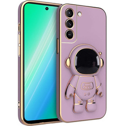 Obal na mobil pre Samsung Galaxy S22, Astronaut, fialové