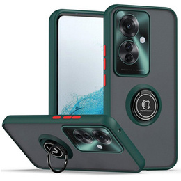 Puzdro pre Oppo Reno 11F 5G, Frosted Ring, zelený