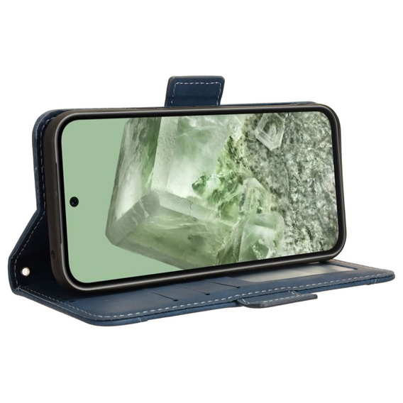 Klapkové puzdro pre Google Pixel 8A, Card Slot, tmavomodré