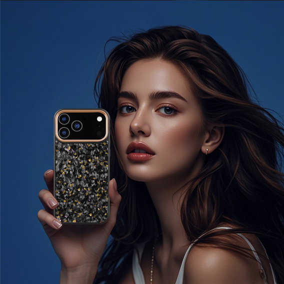 Magnetické puzdro z aramidových vlákien s kovovým rámom fotoaparátu pre iPhone 17 Pro