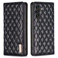 Klapkové puzdro pre Samsung Galaxy A35 5G, Wallet, BINFEN COLOR, čierne