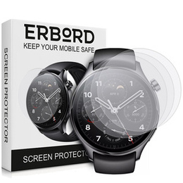 3x ERBORD Hydrogélová fólia pre Xiaomi Watch S1 Pro