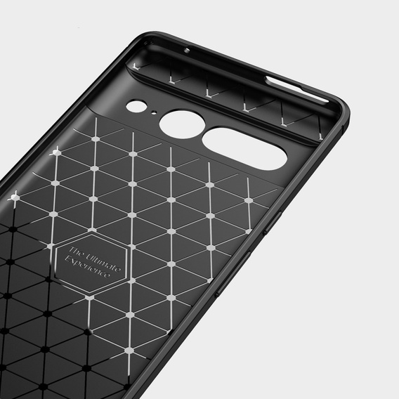 Obal na mobil pre Google Pixel 7 Pro, Carbon, čierne