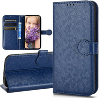 Flipové puzdro pre Samsung Galaxy M15 5G, Wallet Rhombus, modré