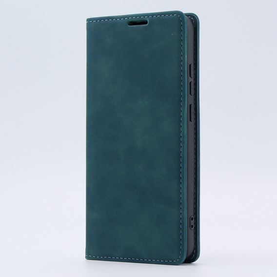 Puzdro pre Oppo A78 4G, ERBORD Vintage, peňaženka s chlopňou, modré