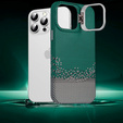 Puzdro pre iPhone 15 Pro, Frame Kickstand, pre MagSafe, Sand Green