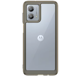 Obal na mobil pre Motorola Moto G84 5G, Fusion Hybrid, transparentné / čierne