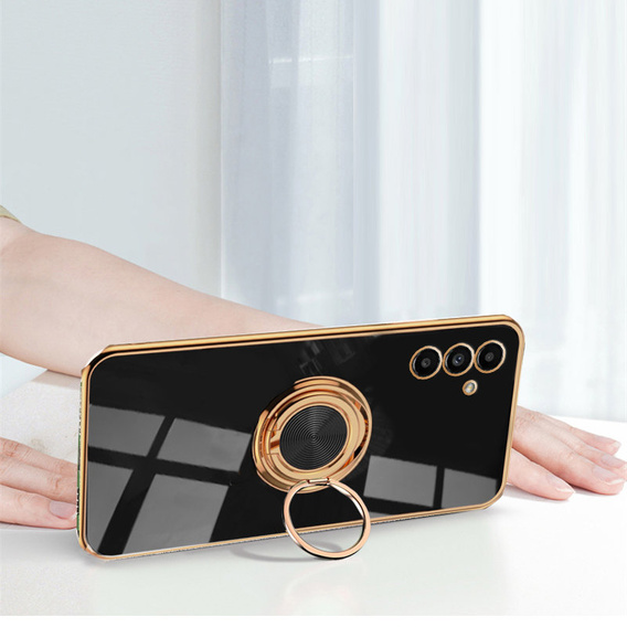 Obal na mobil pre Samsung Galaxy A04S / A13 5G, Electro Ring, čierne