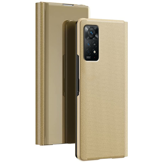 Obal na mobil pre Xiaomi Redmi Note 11 Pro 4G / 5G, Clear View, zlaté