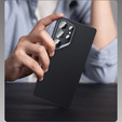 Puzdro BENKS Kevlar pre Samsung Galaxy S25 Ultra, pre MagSafe, Carbon Fiber, čierne
