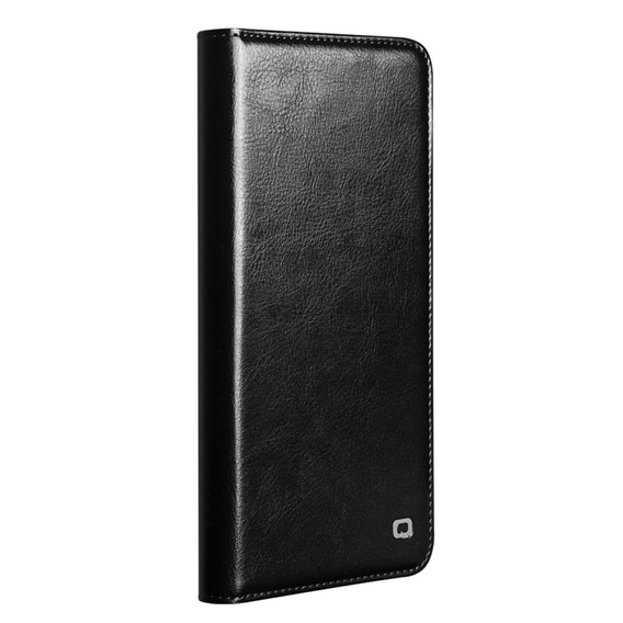 Kožené puzdro Qialino s klopou Peňaženka pre Samsung Galaxy S26 Ultra, čierna