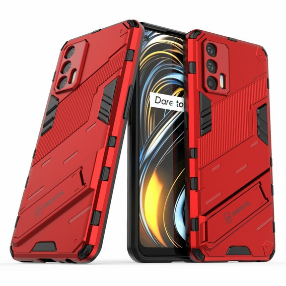 Puzdro pre Realme GT 5G, Military kickstand, modré