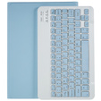 Puzdro + klávesnica Samsung Galaxy Tab S7 T870/T875 / S8, Pen Slot, modré