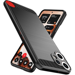 Obal na mobil pre CMF Nothing Phone 2 Pro, Carbon, čierne