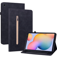 Obal na mobil pre Samsung Galaxy Tab S6 Lite, Wallet Pen Slot, čierne