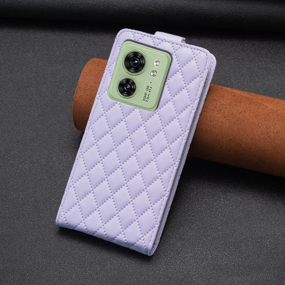 Klapkové puzdro pre Motorola Edge 40 5G, Wallet, BINFEN COLOR, fialové