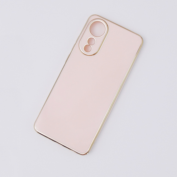 Puzdro pre Oppo A78 4G, Glamour CamShield, ružové rose gold