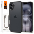 Puzdro Spigen pre iPhone 16 Plus, Ultra Hybrid, čierne + tvrdené sklo 9H