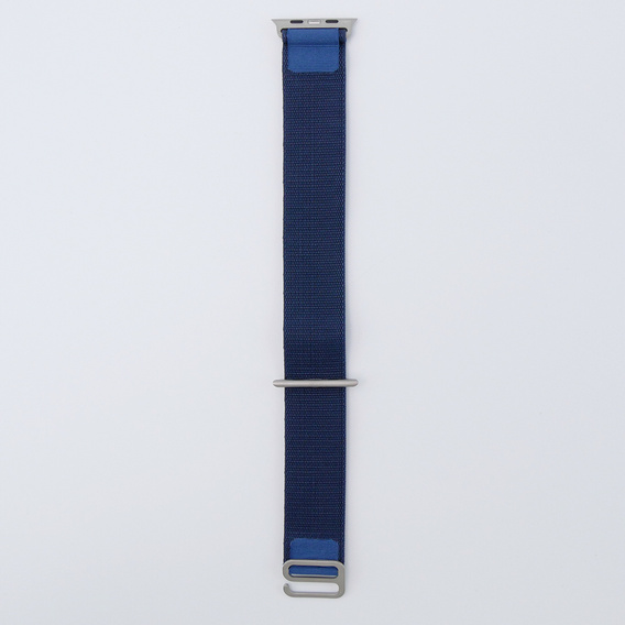 Nylonový remienok pre Apple Watch 1/2/3/4/5/6/7/8/SE/ULTRA 42/44/45/49 mm, námornícky modrý
