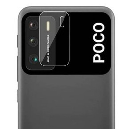 Tvrdené sklo na fotoaparát pre Xiaomi Poco M3, modré