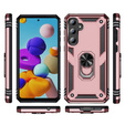 Pancierované obal na mobil pre Samsung Galaxy A55 5G, Nox Case Ring, ružové rose gold